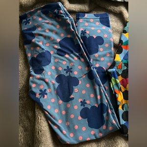 Lularoe Minnie Mouse leggings OS